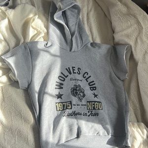 Darc Sport Men's Cap Sleeve Hoodie Sweatshirt